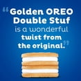 thumbnail image 6 of OREO Double Stuf Golden Sandwich Cookies, Vanilla Flavor, 10 King Size Snack Packs, 6 of 16