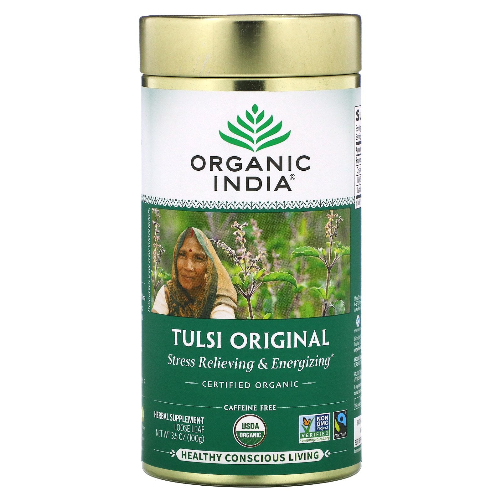 Organic India - Tulsi Loose Leaf Tea Original - 3.5 oz
