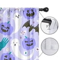 thumbnail image 4 of Farmhouse Kitchen Curtains Set with Gothic Bat and Spider Web Design,42x54in long Curtains Set, 4 of 5