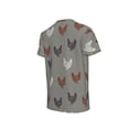 thumbnail image 5 of Honeii Rooster Print Kids Boy T-Shirt,Breathable Round Neck Tee,Stylish Summer Tee for Boys, for Outdoor Activities and Casual Wear, 5 of 7