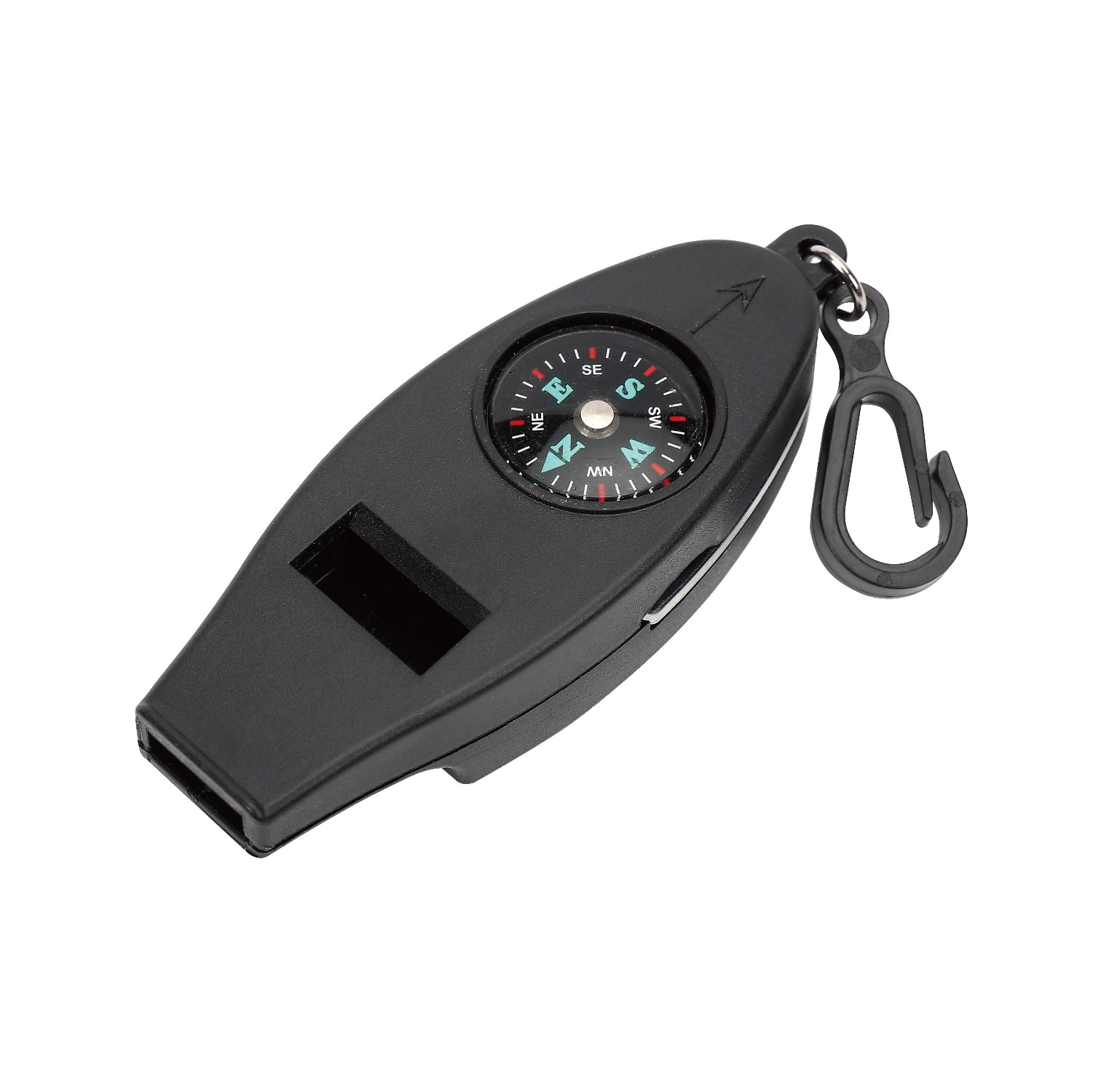(2 pack) Ozark Trail 4-Function Plastic Whistle, Black