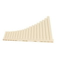 thumbnail image 4 of Bamboo Wooden Pan Flute Pipe Chinese Traditional Musical Instrument 18 Pipes Pan Flute, 4 of 7