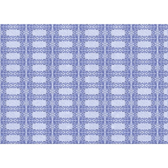 Ahgly Company Machine Washable Indoor Rectangle Transitional Heavenly Blue Area Rugs, 2' x 5'