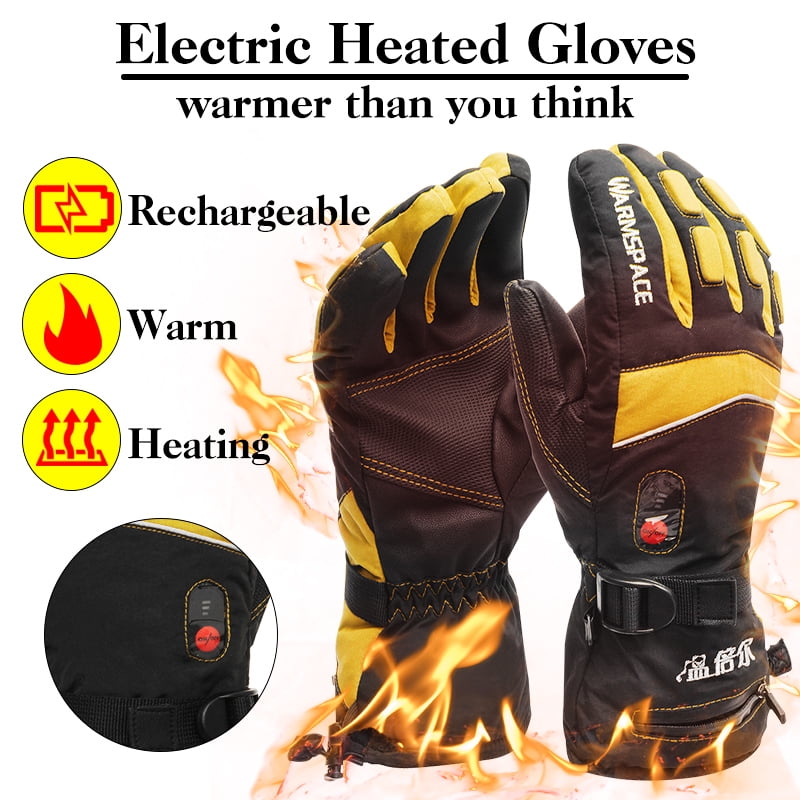 Electric Heated Gloves 3 Control Level Battery Powered Gloves