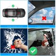 thumbnail image 2 of 4 pack Car Window Breaker, Car Emergency Hammer Seat Belt Cutter, 2-in-1 Window Hammer Car Escape Tool, Car Safety Hammer, Car Essentials Glass Breaker, Car Emergency Kit with 2 Whistles, 2 of 3