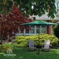thumbnail image 4 of Sombrilla Para Exterior Con Base Metalica Jardin Playa 3 Mts verde Sky Green HJSB30140003, 4 of 9