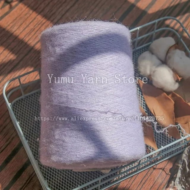 500G/PCS Super Soft Long Fluffy Hand Kninting Wool&Acrylic Mohair Yarns High Quality Threads For Crocheting DIY Scarf Sweater