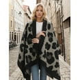 thumbnail image 6 of CAILDANL Women's Shawl Wraps Open Front Poncho Cape Oversized Sweaters Casual Cardigan Shawls for Fall Winter, 6 of 8