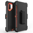 thumbnail image 1 of Pour Samsung Galaxy Note 10 Étui Hybride Robuste Armure avec Clip - Noir, 1 of 2
