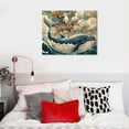 thumbnail image 5 of Orinice Cute Cat Fine Art Aesthetic Poster & Print Wall Painting for Home Decor, Canvas Wall Art for Living Room Bedroom Office Kitchen Bathroom, Fashion Kitchen Wall Pictures, Pack of 2 20x16in, 5 of 6