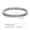 7.4 in （2pcs), variant on 2Pcs/Set Stainless Steel Curb Cuban Link Chain Bracelets for Men Women Necklack-7.4 in （2pcs)