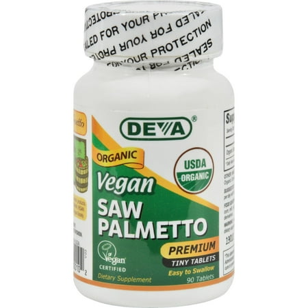 UPC 895634000102 product image for Deva Vegan Vitamins 151118 Vegan Saw Palmetto 490 Mg 90 Tablets | upcitemdb.com