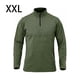 thumbnail image 3 of Qarigey Jersey de media cremallera para hombre, camiseta cálida de manga larga transpirable de Color sólido para niños, ropa interior térmica Camisetas Verde XXL Qarigey AP013080-15, 3 of 6