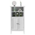 thumbnail image 4 of White Bathroom Storage Cabinet with 2 Doors and 2 Open Shelves for Bedroom, Bathroom, and Vanity, 4 of 6