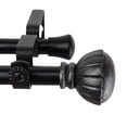 thumbnail image 2 of Goblet Double 13/16 inch dia. Curtain Rod 120-170" - Black, 2 of 2
