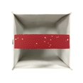 thumbnail image 5 of POLERO Tissue Box Cover Square, Christmas Santa Dachshund PU Leather Tissue Box Holder Waterproof ,Decorative Facial Organizer for Bathroom, Vanity Countertop, Car, 5 of 7