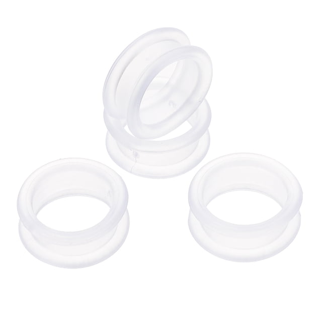 CIMAXIC 8pcs Hairdressing Scissors Rings Useful Pets Grooming Scissors Finger Cover Loops,0.98"X0.98"X0.39"