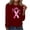 RYE1-Wine, variant on Brqkzdu Breast Cancer Awareness Shirt for Women Pink Ribbon Graphic Inspirational Breast Top Long Sleeve Comfy Casual Shirts Tops