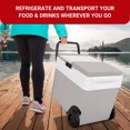 thumbnail image 2 of Koolatron 12V Wheeled Electric Cooler/Warmer 31L (33 qt), Gray, 2 of 6