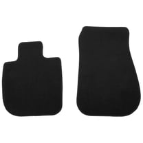 Ikon Motorsports Front Floor Mats Fits 2019-2025 BMW Z4 G29& 20-26 Toyota GR Supra, Black Nylon OEM Fitment Style Liners Anti-slip Carpets 2 Pieces