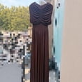 thumbnail image 3 of 2026 Women's White Ruched Cape Sleeve High Waist Flowy Maxi Dress, 3 of 6