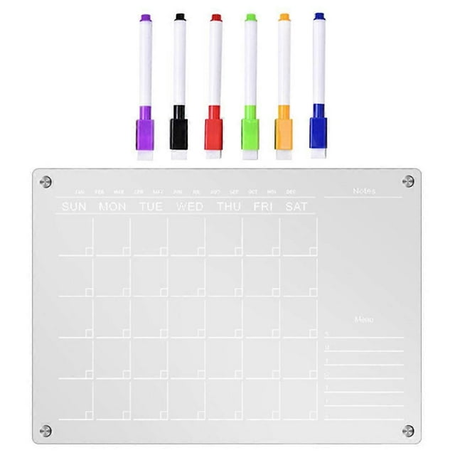 Magnetic Memo Board With Pens For Office Use Measuring 42X29.7CM Designed For Schedule Organization In Professional Style 1 Set