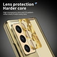 thumbnail image 6 of Nalacover for Samsung Galaxy Z Fold5 Aluminum Metal Folding Case, S Pen Holder Hinge Protection Screen Film Cover with Hidden Bracket Plating Case for Samsung Galaxy Z Fold5,Gold, 6 of 7