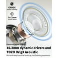 thumbnail image 3 of Auriculares abiertos TOZO OpenReal Bluetooth 5.3 Khaki, 3 of 8