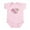 Petal Pink, variant on CafePress - Peppa Pig: Happy Baby - Baby Light Bodysuit, Size Newborn - 24 Months