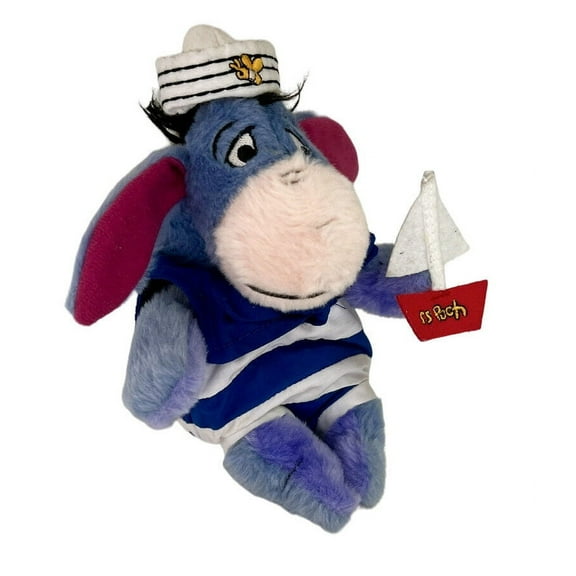 Eeyore Sailor Costume Bean Plush Doll Set 8" Authentic Stuffed Animal New Gift