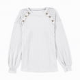 thumbnail image 6 of Towmus Womens Fall Long Sleeve Tunic Tops Lace Patchwork Blouses Pullover Sweaters Casual Crew Neck Dressy Shirts, 6 of 6