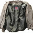 thumbnail image 3 of Perrini New Men?s Buffalo Motorcycle Leather Jacket Retro Style Brown Jacket Lined, 3 of 4