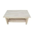 thumbnail image 4 of International Concepts Unfinished Mission Tall Coffee Table, 4 of 5