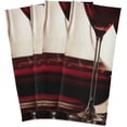 thumbnail image 7 of GZHJMY Kitchen Dish Towels, Romantic Red Wine Kitchen Towels Set of 6 Super Soft Absorbent Dish Towels Set Microfiber Polyester Kitchen Dish Cloths Decorative Tea Towels, 28x18 Inch Washcloths, 7 of 7
