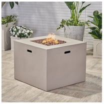 AIDAN 31" Square Propane Gas Fire Pit, 40,000 BTU, Outdoor Patio Fireplace, Durable & Stylish Heating, Backyard, Garden Use