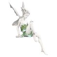 thumbnail image 3 of Escultura Hada Las Flores Estatua Sentada Turek Resina para Paisajismo Color Blanco, 3 of 9