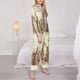 thumbnail image 3 of Balery New York Conjunto de Pijama con Estampado para Mujer, Conjunto de Dos Piezas con Manga Larga, Ropa de Dormir Suave con Bolsillos, Pijamas Cómodos-Medium, 3 of 7