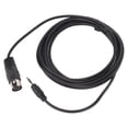 thumbnail image 4 of Cable MIDI DIN de 8 pines a 3,5 mm (macho a macho, DIN de 8 pines a 3,5 mm) para equipos de sonido de instrumentos musicales (3 m/9,8 pies), 4 of 14