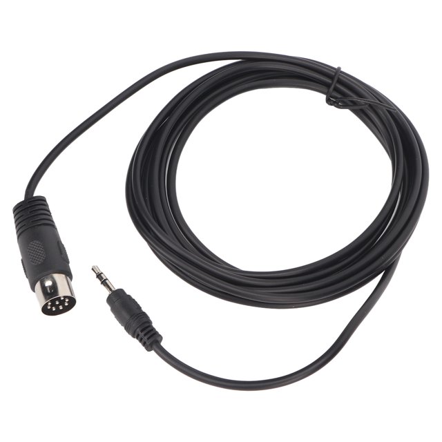 Din 8 Pin To 3.5mm MIDI Cable, Plug And Play Flexible Sensitive 8 Pin Din Male Plug To 3.5mm Male Adapter PVC Wire Professional For Musical Instrument /9.8ft