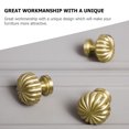 thumbnail image 6 of DECORNIJIA Vintage Drawer Pull Knob Golden Brass for Bedroom Furniture Upgrade 1Pack 0.98X0.98X0.98in, 6 of 8