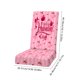 thumbnail image 3 of Funda para silla de comedor rosa | Funda elástica de poliéster con hebilla elástica | Protector lavable para silla de día, ideal para el hogar, la oficina y la mesa, 3 of 6