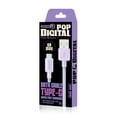 thumbnail image 2 of Cable Tipo C 1m Usb Tejido Tpe Carga Rápida Wekome WDC-03A Color Lavanda, 2 of 6