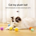 thumbnail image 4 of Yazoeia 12Pcs/Box Cat Toys Balls, Multicolor Cat Plush Toy Balls for Kitten Training and Play, Soft Interactive Kitten Plush Toys for Indoor Cats S CJB12-30487, 4 of 7