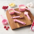 thumbnail image 4 of Way to Celebrate 10-Piece Measuring Cup and Spoon Set, Pink, 4 of 9