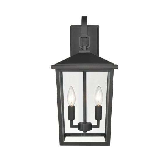 2972-PBK Millennium Lighting Fetterton - 2 Light Outdoor Wall Sconce-18 Inch Tall and 9 Inch Wide-Powder Coated Black Finish