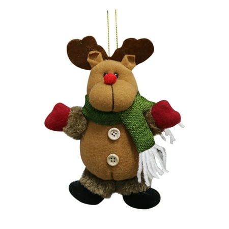 

Chiccall Christmas Decorations Elderly Snowman Elk Christmas Gifts Small Pendant Plush Doll Christmas Tree Pendant Supplies Christmas Gifts for Kids Adults on Clearance