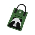 thumbnail image 2 of Bolsa de punto para teléfono para mujeres y niñas, adorable bolso de punto con estampado de panda para teléfono celular Verde, 2 of 8