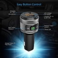thumbnail image 5 of FM Transmitter Bluetooth Adapter, QC3.0 USB Wireless Car Charger Hands-Free Radio Adapter Dual USB Stick & Charger with LED Screen for iOS and Android, 5 of 5