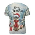 thumbnail image 2 of Merry Christmas Siamese Enjoys Catmas Winter Xmas Holiday All Over Print 3D Shirt Unisex Merch Cat Lover Kitten Owner Gifts - 02022, 2 of 6