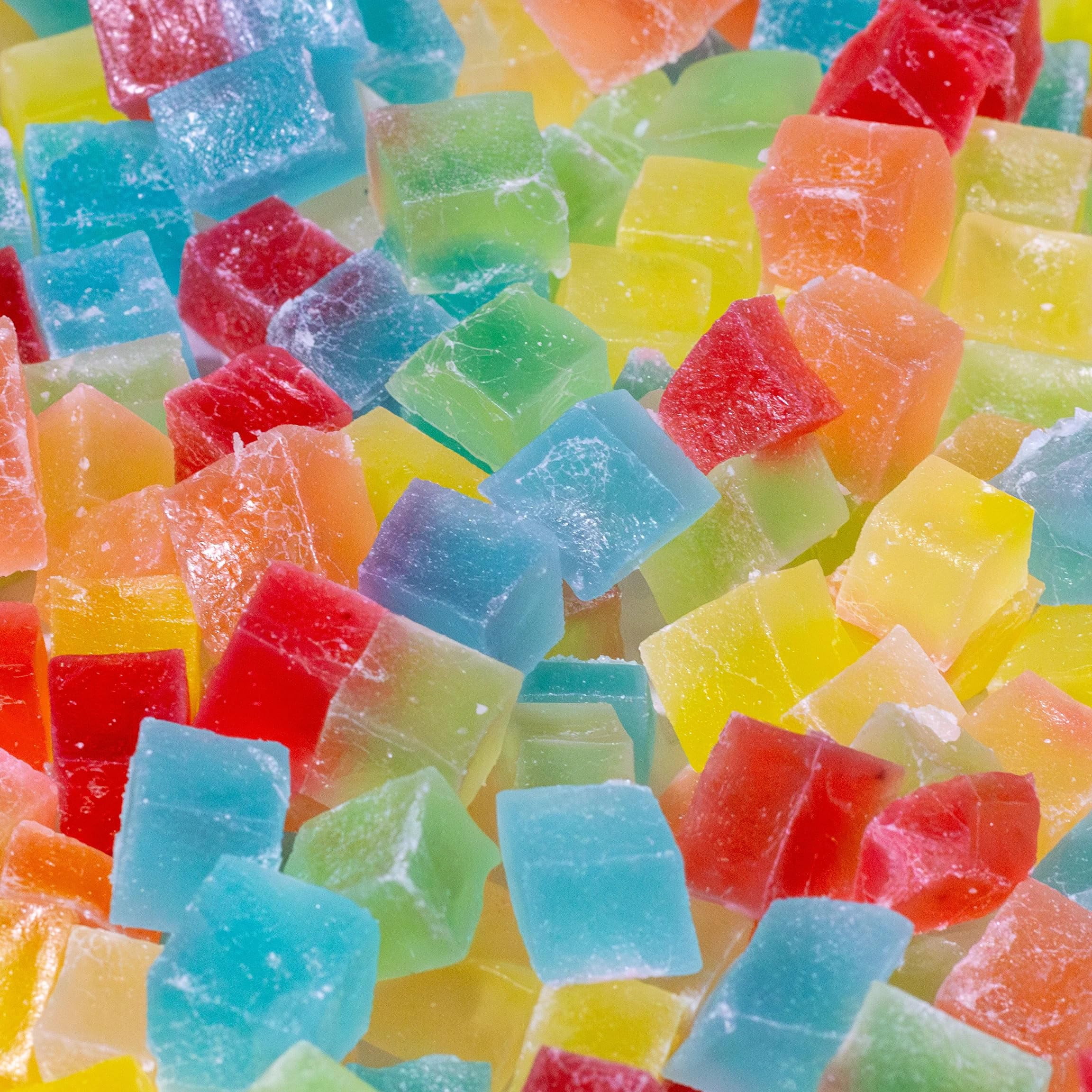 SILKY GEM Crystal Candy Snack Bites – 6oz Assorted Vegan & Gluten-Free Edible Gemstones